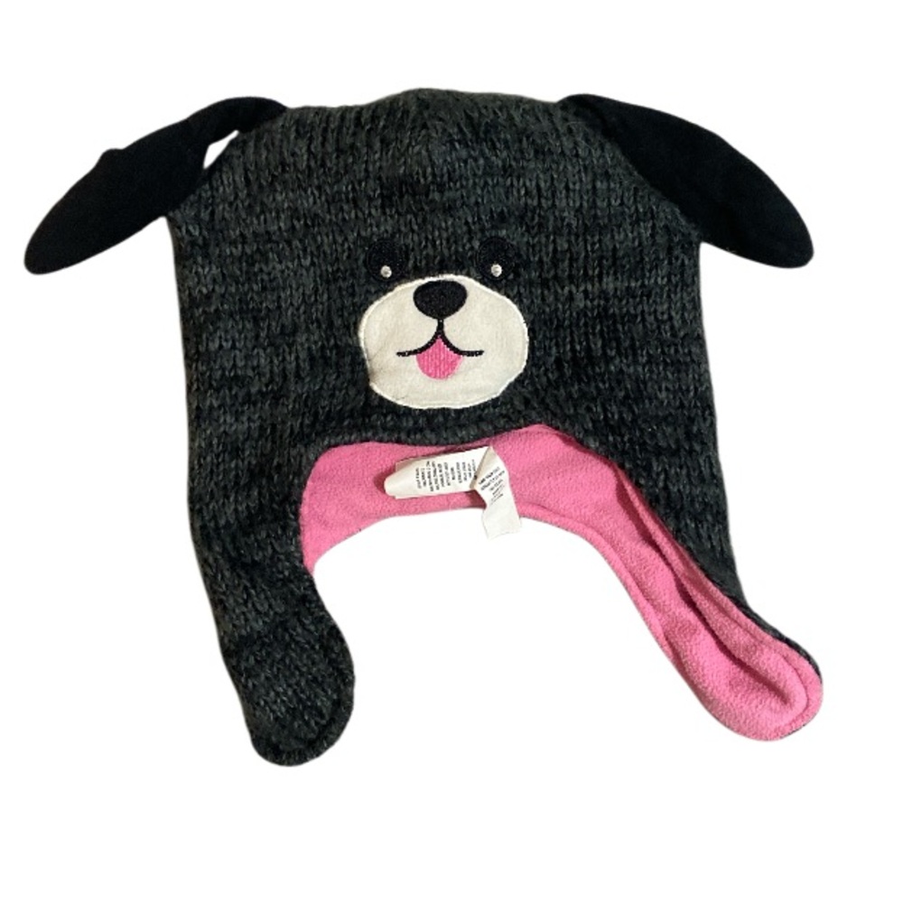 Children’s PLACE Knit Hat with Pink Lining - Girls Large L/XL 8